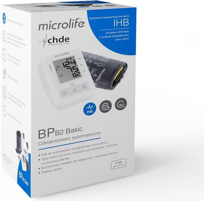 Productafbeelding Microlife BP B2 Basis (Bovenarm bloeddrukmeter)
