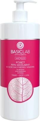 BasicLab BASICLAB Micellis kojący płyn micelarny do skóry naczynkowej i wrażliwej 2% Betainy, Naryngenina (Reinigungslotion, 500 ml)