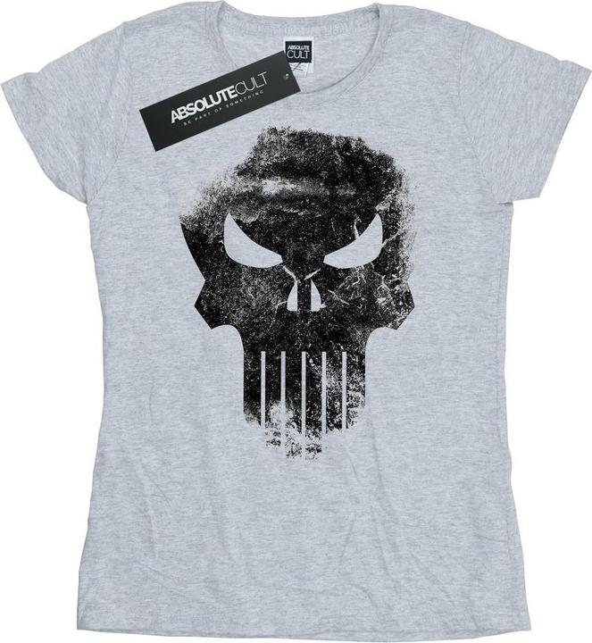 Immagine prodotto The Punisher Distrressed Skull Maglietta Donna (XL)