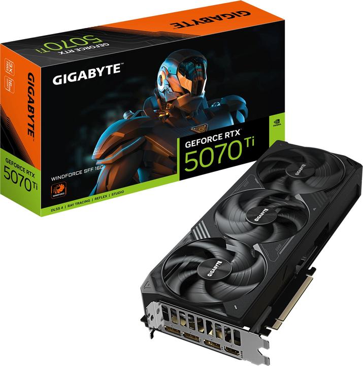 Produktbild Gigabyte GeForce RTX 5070 Ti Windforce SFF (16 GB)