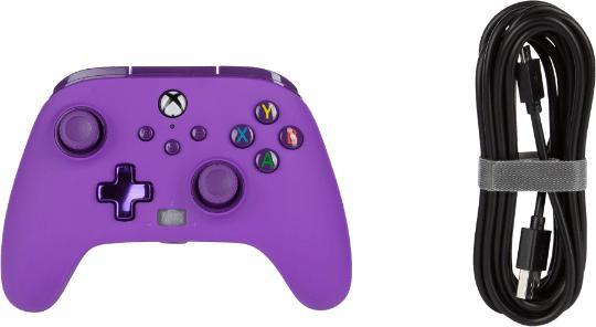 Actual product image PowerA Controller Wired Royal Purple (Xbox One/Series X/PC) (Xbox Series S, Xbox Series X)