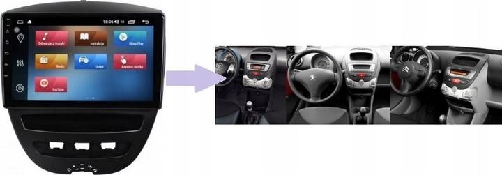 Produktbild No Name RADIO GPS NAVIGATION CITROEN C1 2005-2014 ANDROID (9")