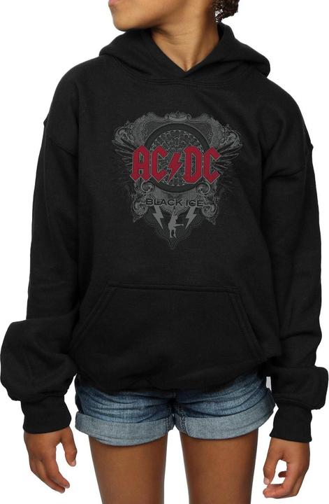 Produktbild AC/DC Black Ice With Red Kapuzenpullover Mädchen (152, 158)