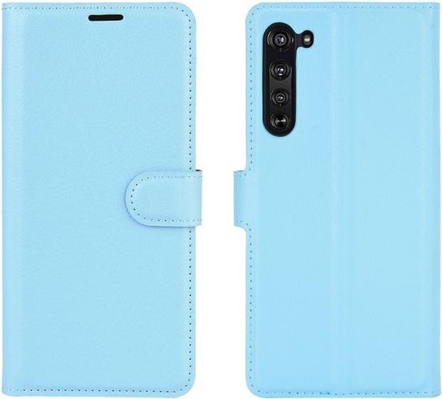 Actual product image MU Classic Litchi Leather Bookcover Series (Motorola Edge)