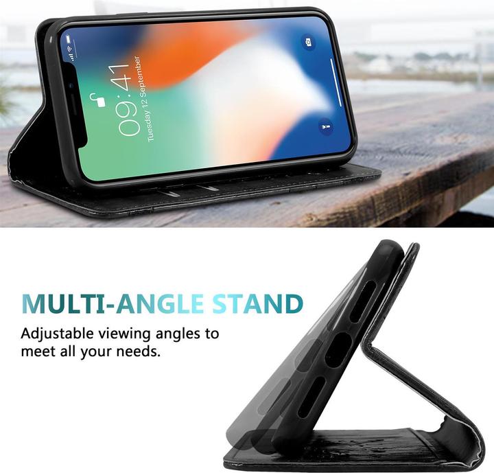 Immagine prodotto Cadorabo Copertina del libro con ornamenti (Apple iPhone XS Max)