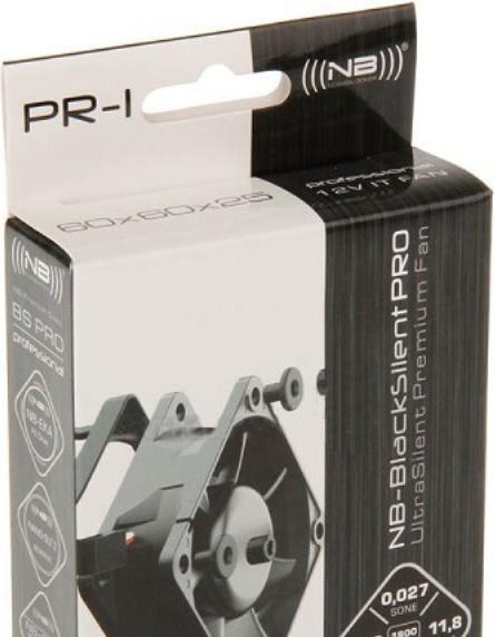 Immagine prodotto Noiseblocker NB-BlacksilentPRO PR-1 (60 mm, 1 x)