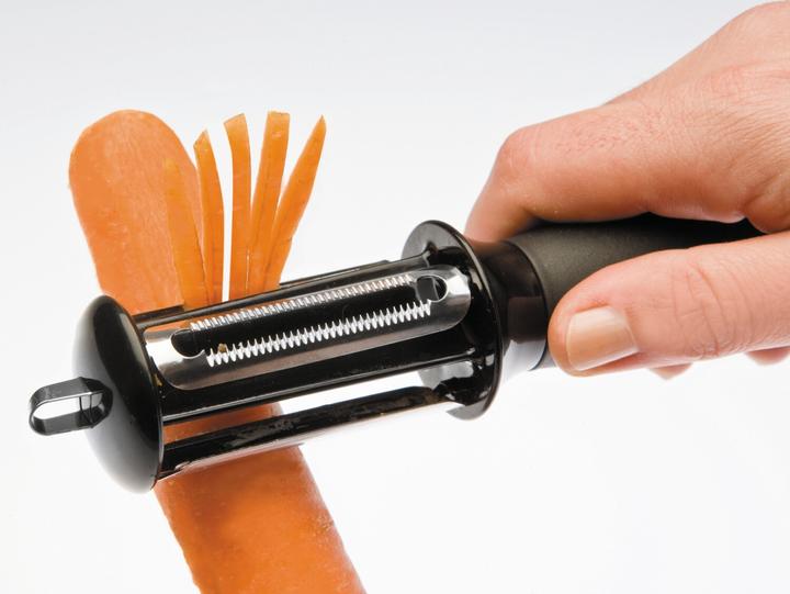 Produktbild Ibili Sparschäler mit 3 Klingen Ideal zum Schälen von Obst und Gemüse