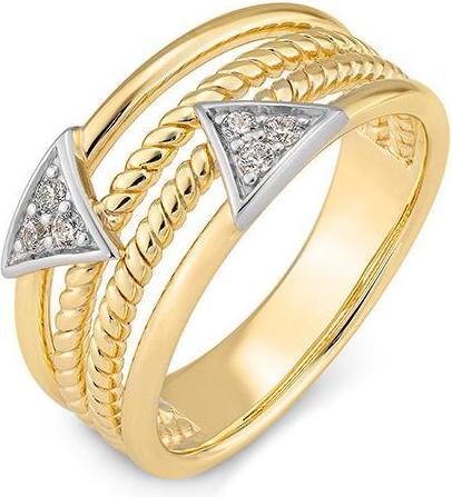 Produktbild Breuning RING - BRILL. 0,12 Ct. H/si (51, 750/18 K Gold)