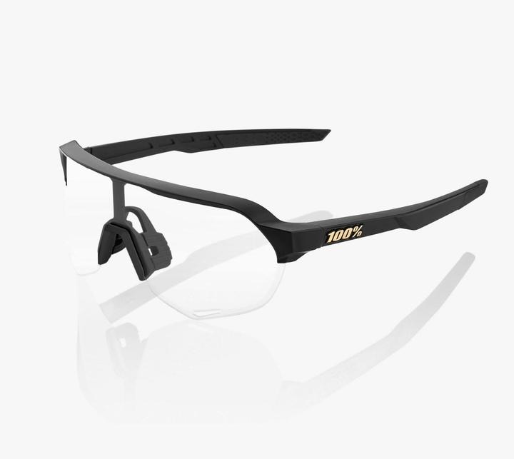 Actual product image 100% S2 Matte Black Soft Gold Mirror Lens (Matt black, Gold)