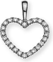 Produktbild Natsumi Schmuck Anhänger Herz Diamant Gold 18K/750 (750/18 K Gelbgold)