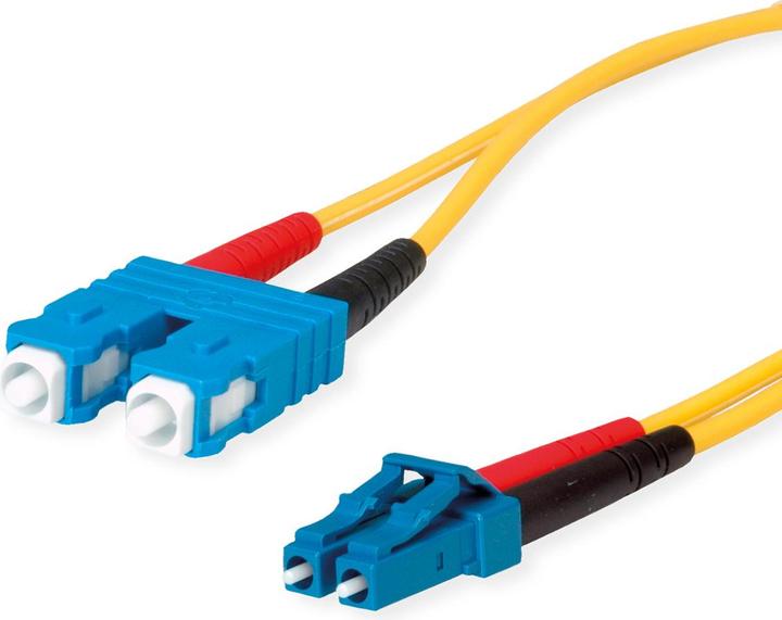 Produktbild Telegärtner LWL-Kabel Duplex SC-Stecker / LC-Stecker 9/125 µ Singlemode OS2 5 m (U/FTP, CAT7, 5 m)
