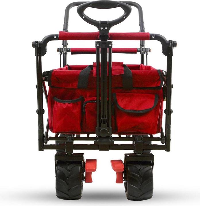 Image du produit Fuxtec Strand-Bollerwagen FX-CTB800 mit UV-geschütztem Sonnendach,Schiebegriff & Innenraumverlängeru