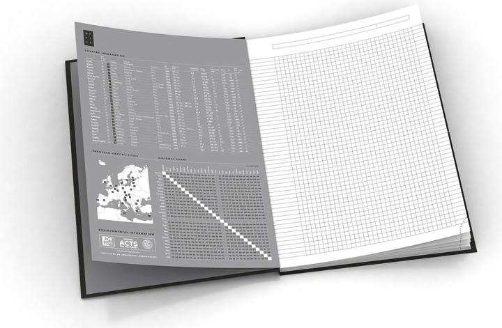 Actual product image Oxford Office (A4, Checked, Hardcover)