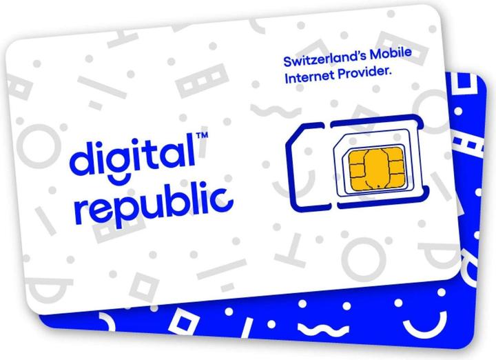 Image du produit Digital Republic Carte SIM Internet & téléphonie illimités 365 jours en CH