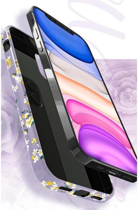 Produktbild Kingxbar Blossom case decorated with original Swarovski crystals for iPhone 12 mini multicolor (Lily) (Apple iPhone 12 mini)