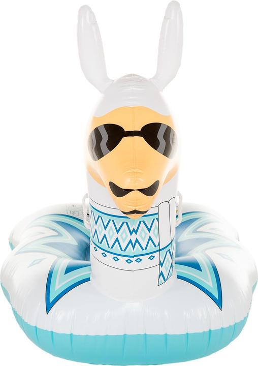 Actual product image Inflatable water animal llama with sunglasses