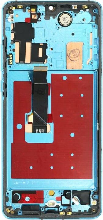 Actual product image OEM Display unit + frame for Huawei P30 Pro aurora blue (Display, Huawei P30 Pro)