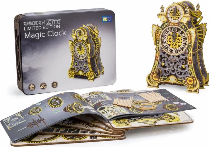 Actual product image WoodenCity WOODEN CITY 3D Puzzle Magic Clock Limited edition 149 pieces (149 pieces)