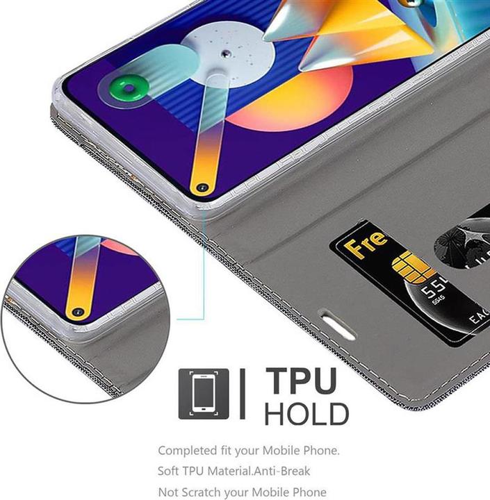 Produktbild Cadorabo Book Jeans Optik Cover (Samsung Galaxy A11, Samsung Galaxy M11)