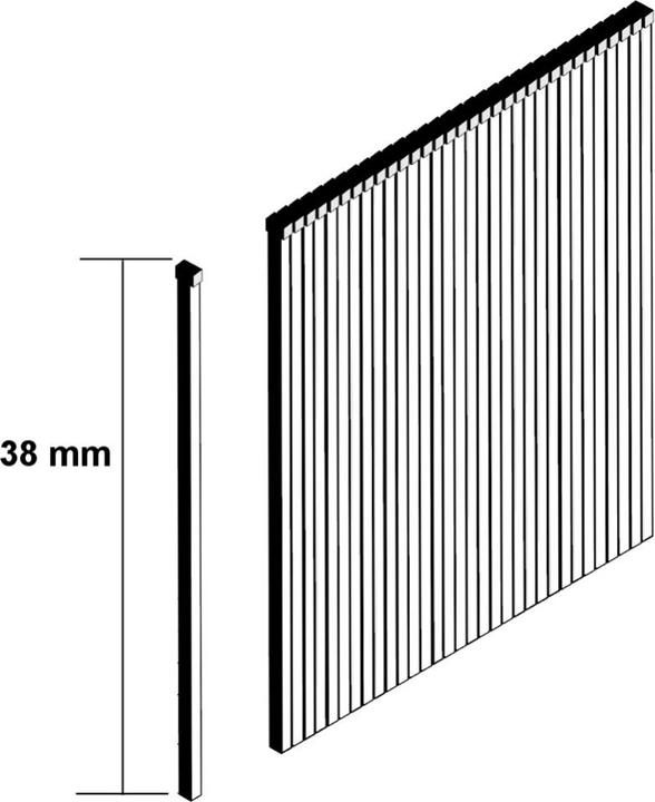 Actual product image Makita Upset head nail Brads 38mm 5000 pieces galvanized ( F-31928 ) for nailer DBN500/AF505