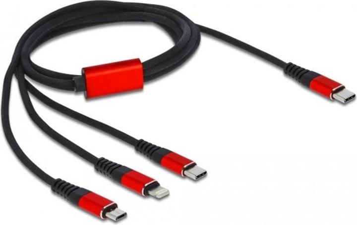 Delock USB-C-Lightning, Micro-B,Type-C (1 m, USB 2.0)