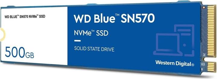 Actual product image SanDisk BLUE SN570 NVME SSD 500GB (500 GB, M.2 2280)