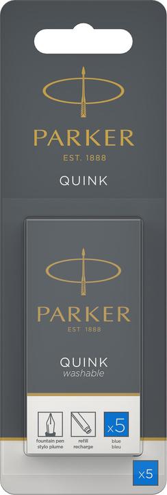 Parker Pen Quink (Tintenfass, Blau)