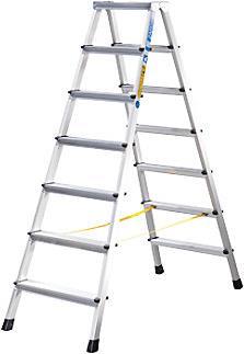 Produktbild Zarges Profi-Stufenleiter, eloxiert (Stehleiter, 163 cm)