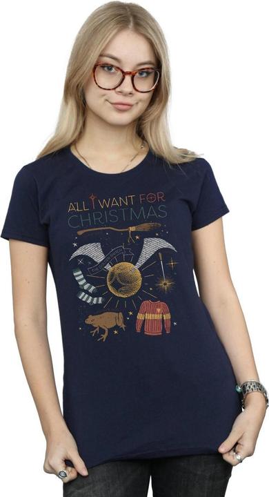 Image du produit - T-shirt ALL WANT FOR CHRISTMAS - Femme (XXL)