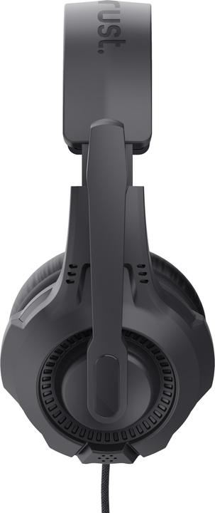 Actual product image Trust 24785 headphones/headset Wired Head-band Gaming Black, Red (Cable)
