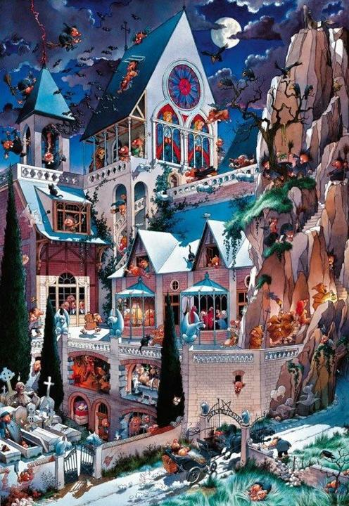 Actual product image Heye Castle of Horror (2000 pieces)