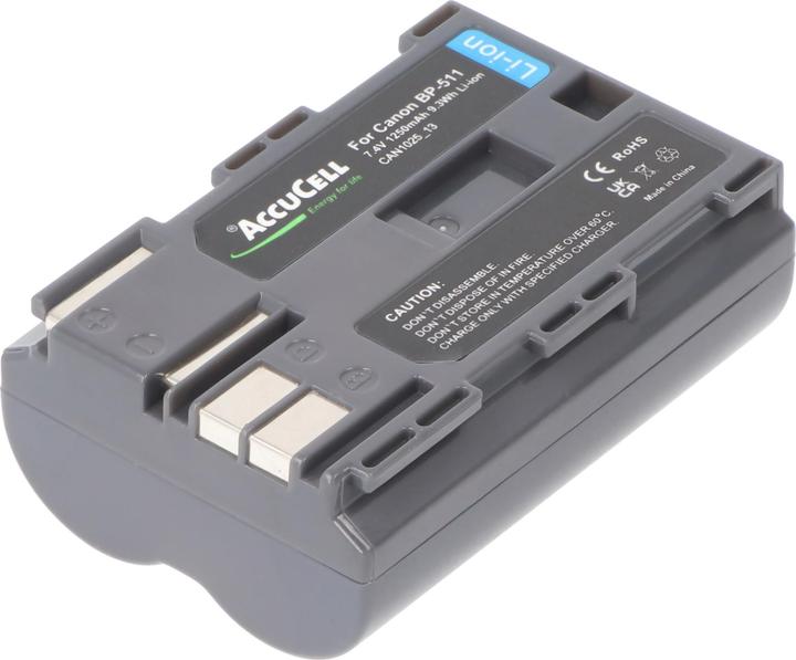 Produktbild AccuCell Set Ladegerät und Akku Canon BP-511, BP-508 (Ladegerät)