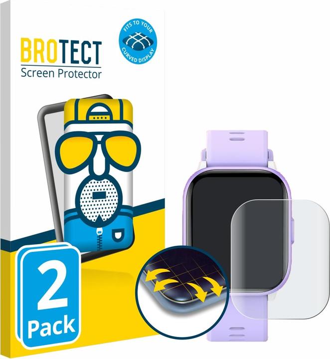 Produktbild BROTECT Fullscreen Schutzfolie Displayschutz Folie Matt Entspiegelungsfolie