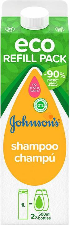 Produktbild Johnsons Johnson's Eco Refill Pack Baby Champú Original 1000ml (1000 ml, Flüssiges Shampoo)