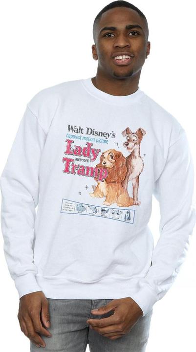 Immagine prodotto Disney Lady And The Tramp Distressed Classic Poster Felpa Uomo (XXL)