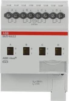 Actual product image ABB SA/S4.6.2.2 Switch actuator 4gang 6 A (Switch actuator)