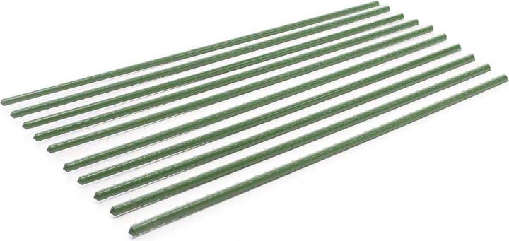Image du produit Toboli 10x Tuteurs Plantes en 60cm Ø8mm Métal Plastique Support Plantes grimpantes Tomate Rose (0.80 cm, 0.80 cm)