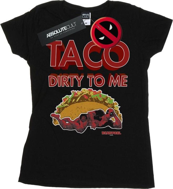 Image du produit - T-shirt DEADPOOL TACO DIRTY TO ME - Femme (XL)