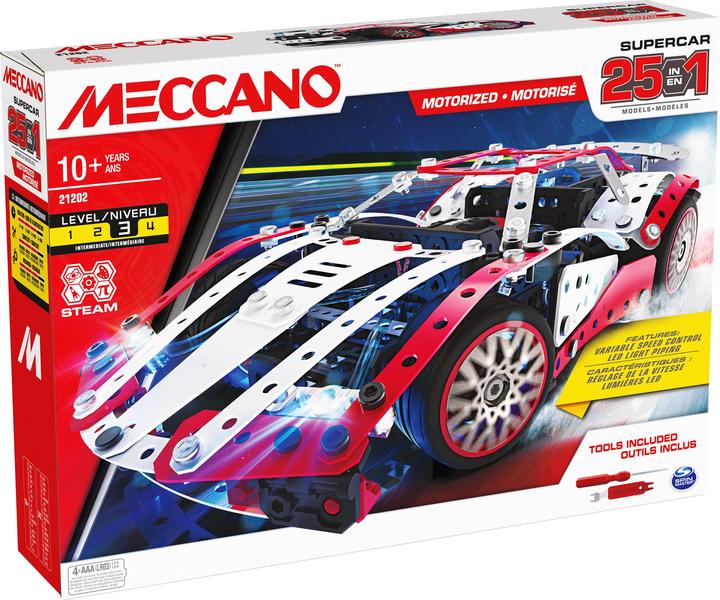Meccano 25 Multimodell Supercar
