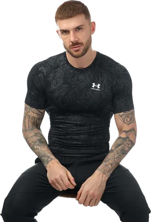 Actual product image Under Armour Mens Printed HeatGear Compression T-Shirt (XXL)