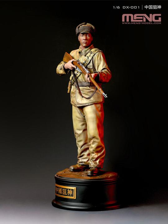 Meng-Model Sniper chinois Ace (figure peinte, base incluse)