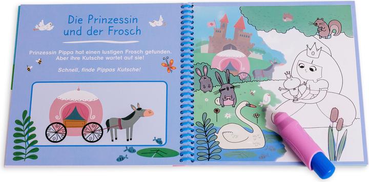 Produktbild Ausmalen mit dem magischen Pinsel. Prinzessinnen und Feen