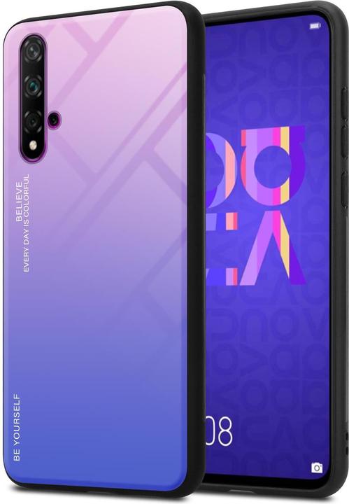 Actual product image Cadorabo TPU 2 colors glass cover (TCL 20S, Huawei Nova 5T, K20)