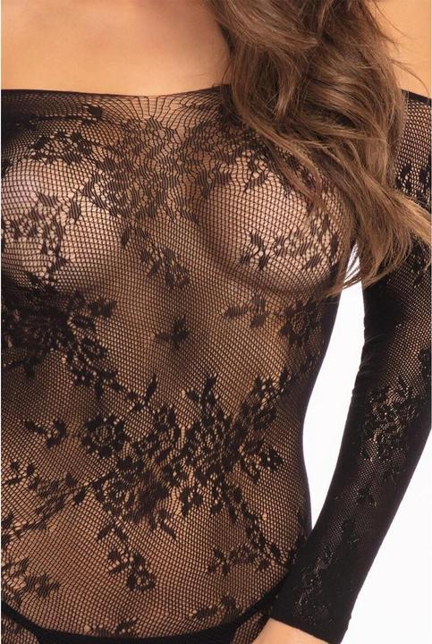 Actual product image René Rofé Open Season Off Shoulder Dress Blk S/m (S/M)