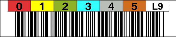 Produktbild Astar LTO9 HORIZ. 000800-000899 (100) (LTO-9 Ultrium)