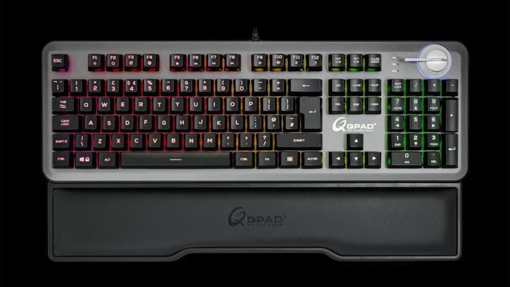 Produktbild QPAD MK 95 PRO, Full-size (100%), Wired, USB, Mechanical, RGB LED, Black (Eng. Int.)