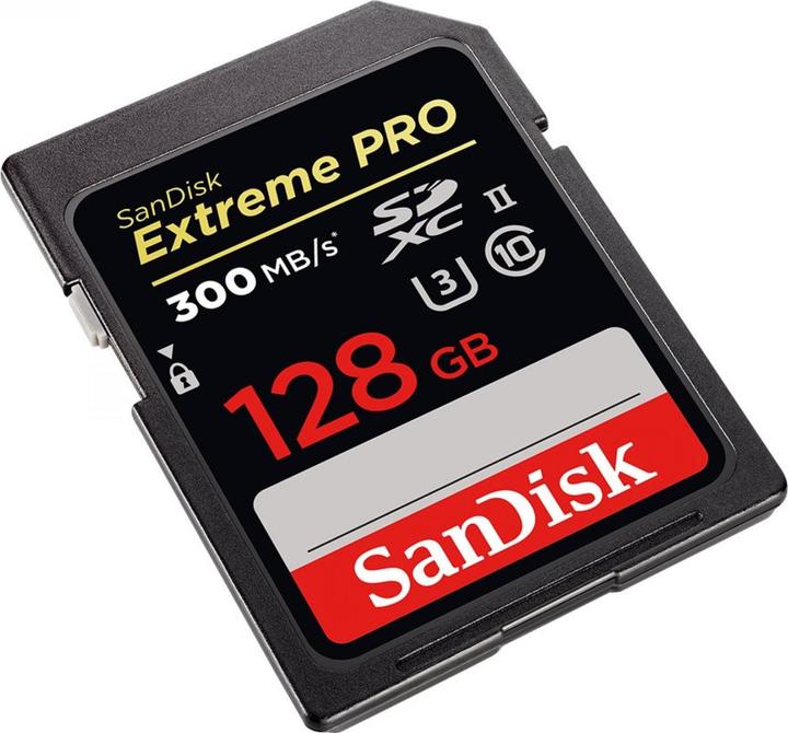Produktbild SanDisk Extreme Pro (128 GB, SDXC, U3, UHS-II)