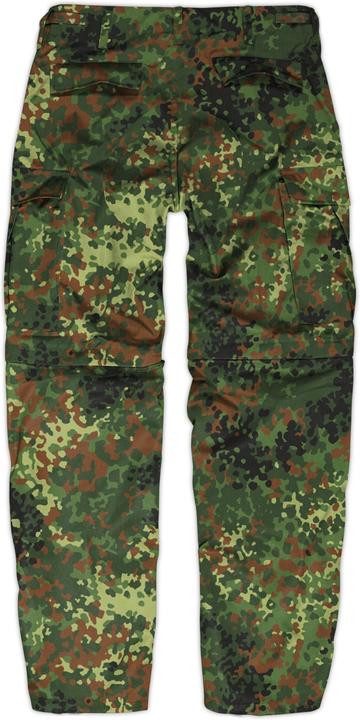 Actual product image Normani Men's 2-in-1 Rip-Stop Zip-Off BDU Ranger Trousers Landscape (XS)