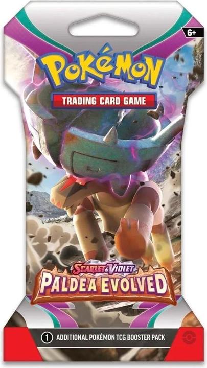 Actual product image Pokémon JCC - Écarlate et Violet - Pack de Booster Blister Évolutions à Paldea (1 Booster aléatoire) (English, Booster Pack)
