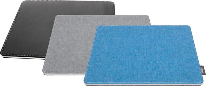 Actual product image Sigel Mouse Pad Eyestyle, light grey-black, middle layer and stitching, recycled PET, recycled PP, 250x7x2